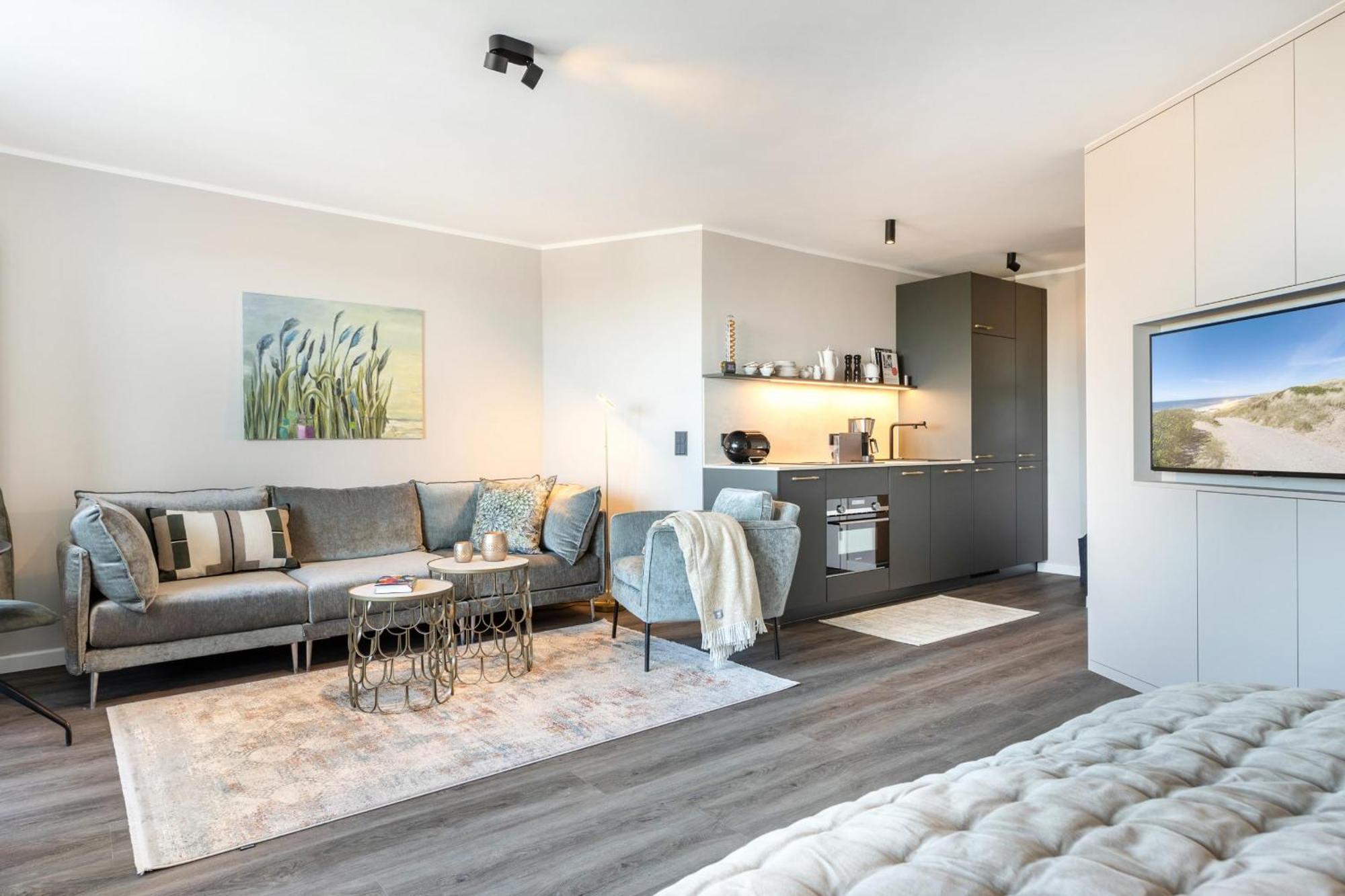 Neu! Ferienwohnung Sunset Loft Wohlfuehlatmospaehre Mit Weitblick In Westerland Sylt Esterno foto