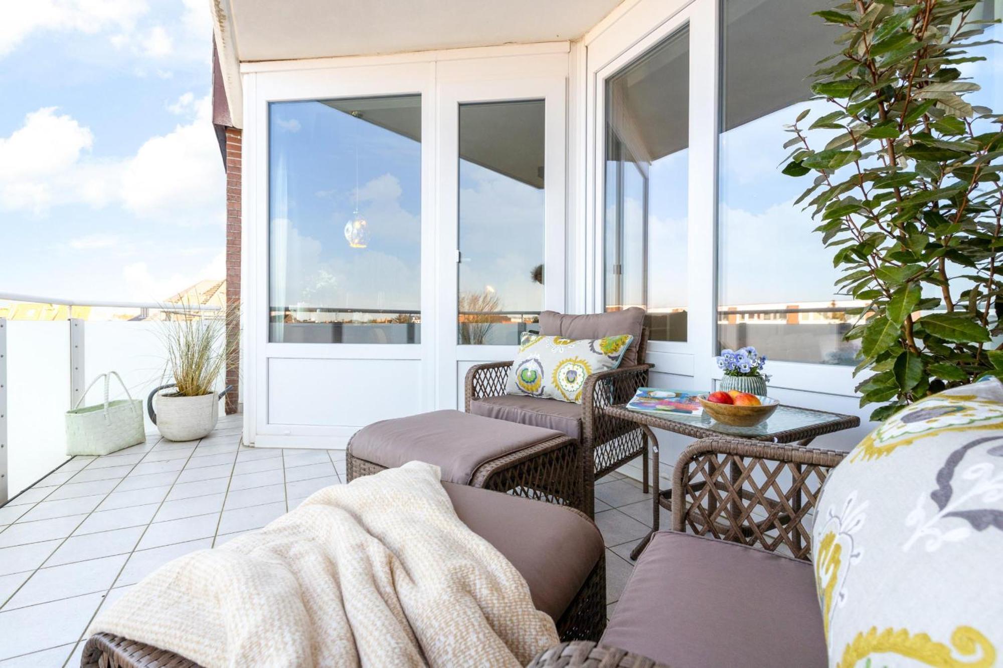 Neu! Ferienwohnung Sunset Loft Wohlfuehlatmospaehre Mit Weitblick In Westerland Sylt Esterno foto